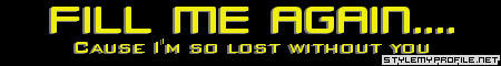 Click to make your own myspace banners from StyleMyProfile!