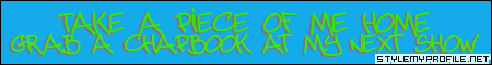 Click to make your own myspace banners from StyleMyProfile!