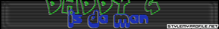 Click to make your own myspace banners from StyleMyProfile!