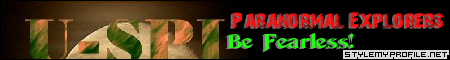 AWESOME! Submit your own paranormal pics, stories and experiences!!! USPI is a Maryland based Paranormal Group, Investigating where needed, 100% FREE. Come check us out - and tell us what's the most scariest thing you've expereinced! We can't wait to hear from you!