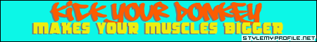 Click to make your own myspace banners from StyleMyProfile!
