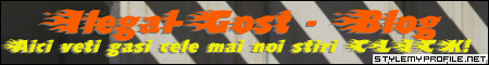 Un blog unde gasesti cele mai noi stiri!CLICK!