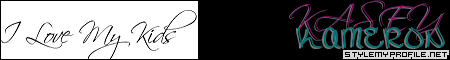 Click to make your own myspace banners from StyleMyProfile!