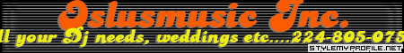 All your Dj needs at anytime, weddings, clubs etc!